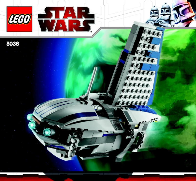 Page 1 de la notice Manuel utilisateur Lego Separatist Shuttle (TM)