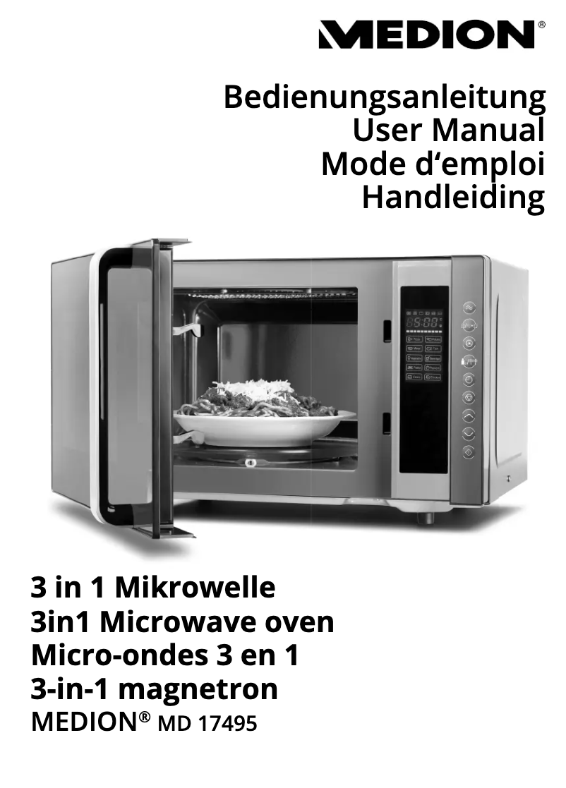 Page 1 de la notice Manuel utilisateur Medion MD 17495