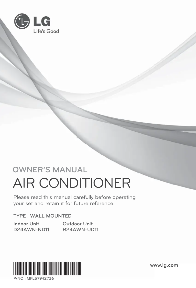 Página 1 del manual Manual de usuario LG D24AWN-ND11