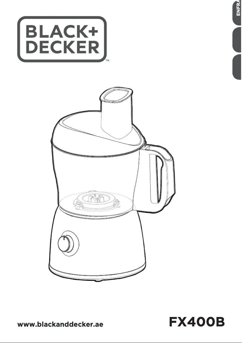 Page n°1 - Manuel utilisateur Black & Decker FX400B