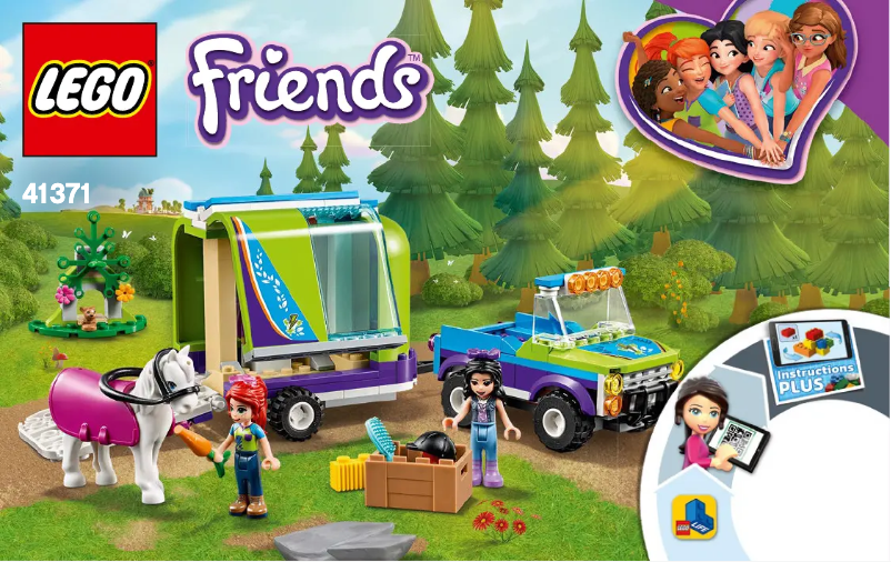 Page 1 de la notice Manuel utilisateur Lego Friends 41371