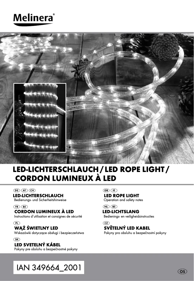 Page 1 de la notice Manuel utilisateur Melinera HG06498A