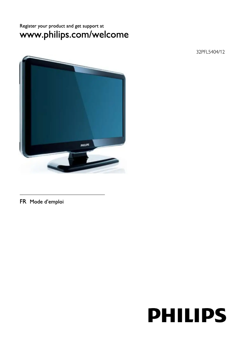 Página 1 del manual Manual de usuario Philips 32PFL5404