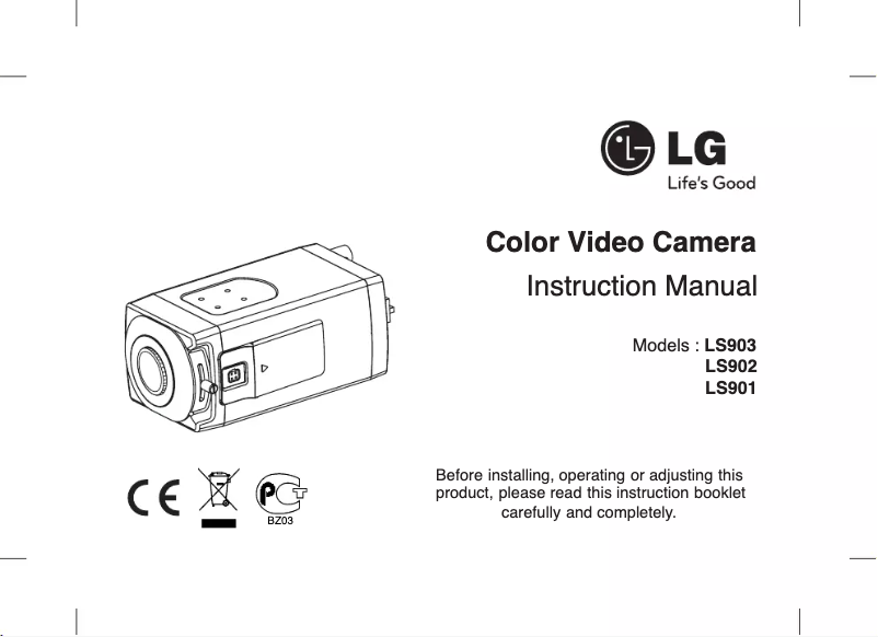 Page 1 de la notice Manuel utilisateur LG LS903