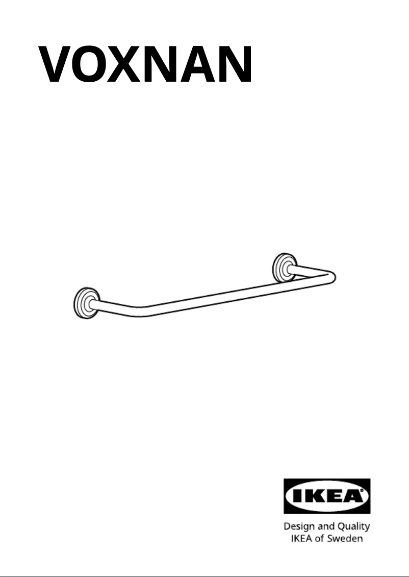 Page 1 de la notice Manuel utilisateur Ikea VOXNAN 603.285.99