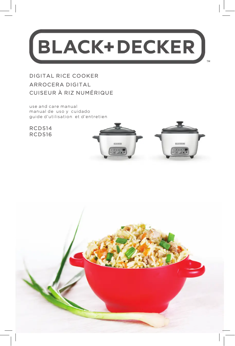 Página 1 del manual Manual de usuario Black & Decker RCD516