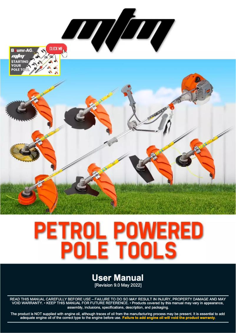 Page 1 de la notice Manuel utilisateur MTM MTX100