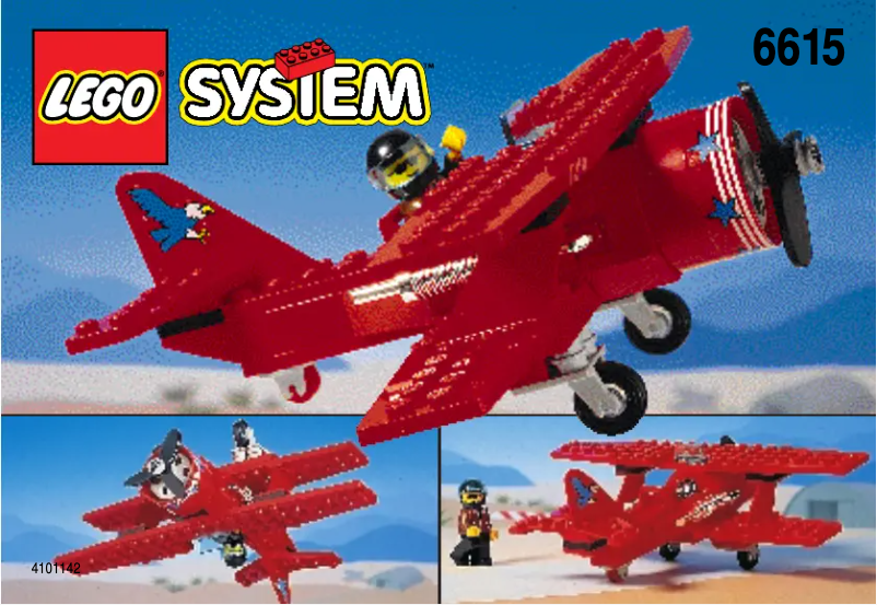 Page 1 de la notice Manuel utilisateur Lego BIPLANE