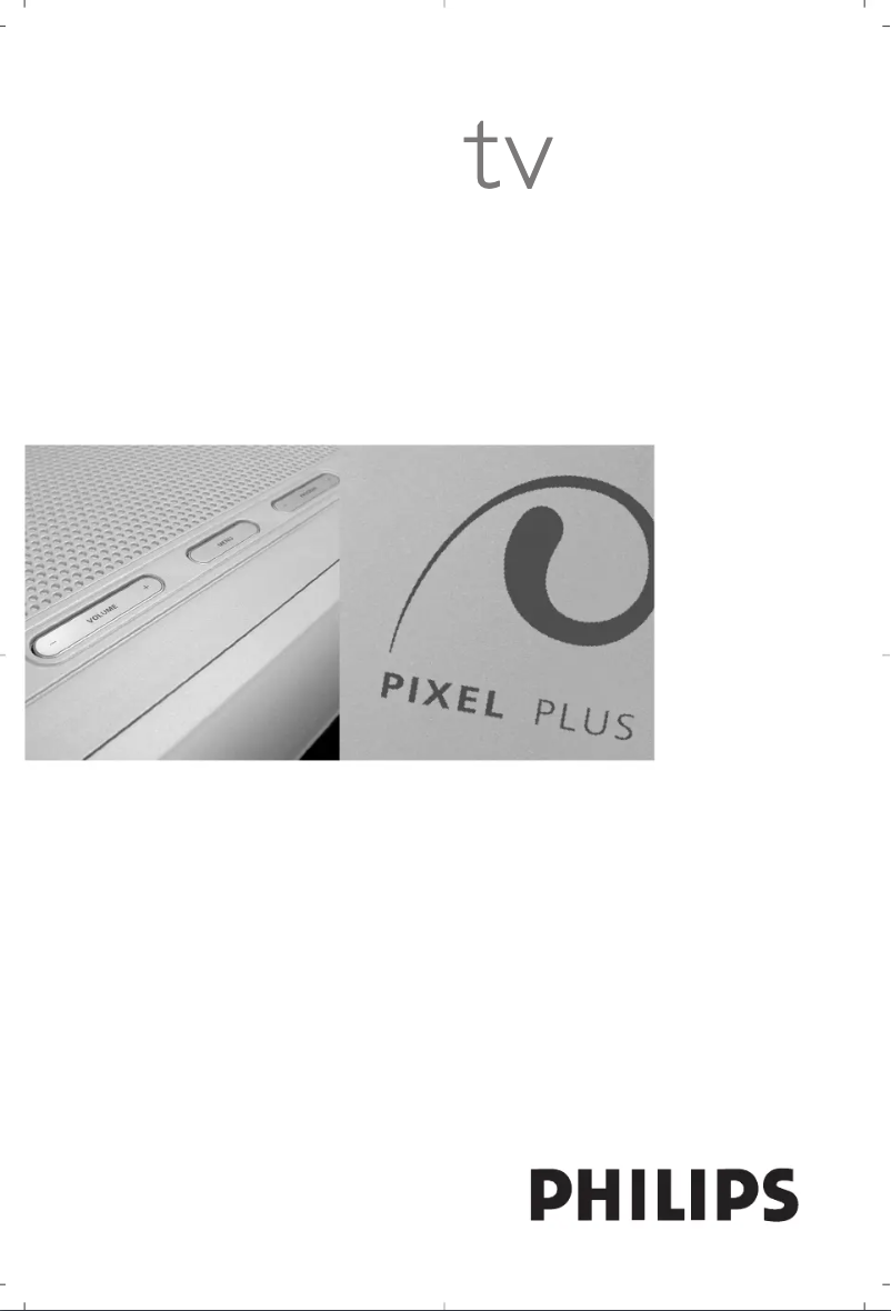 Page n°1 - Manuel utilisateur Philips Cineos 32PW9570