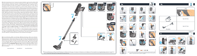 Página 1 del manual Instrucciones de seguridad Rowenta X-Pert 6.60 RH6878