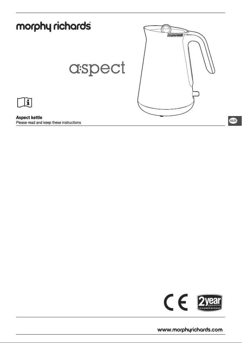 Página 1 del manual Manual de usuario Morphy Richards Aspect 100024