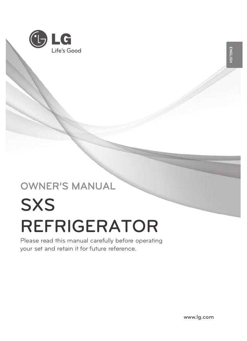 Page 1 de la notice Manuel utilisateur LG GS3159WBHV