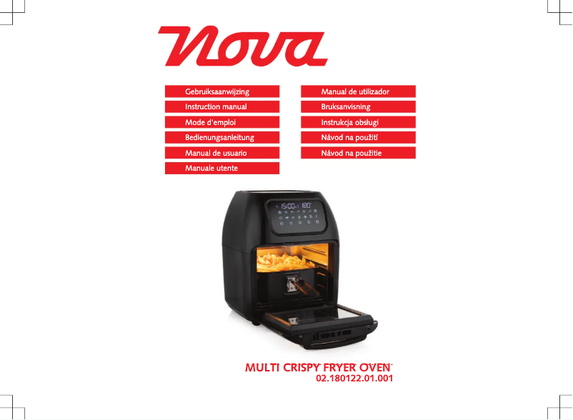 Page 1 de la notice Manuel utilisateur Nova Multi Crispy Fryer Oven 180122