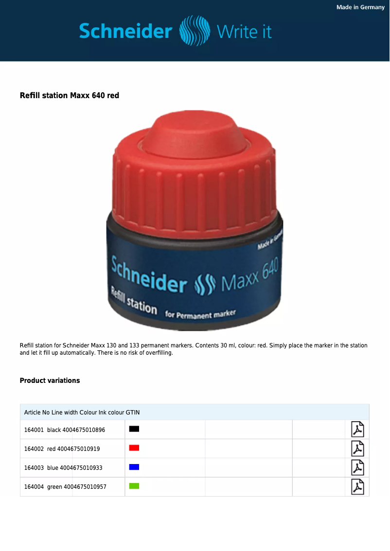 Page 1 de la notice Manuel utilisateur Schneider Maxx 640