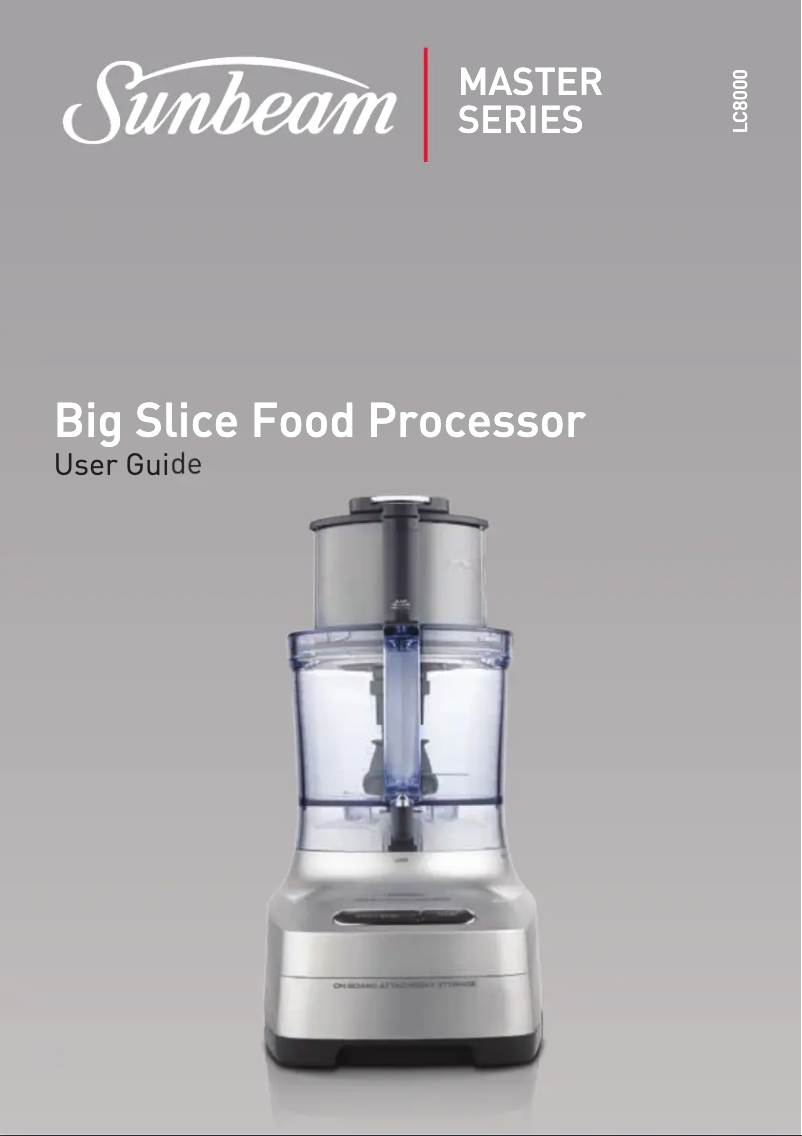 Page 1 de la notice Manuel utilisateur Sunbeam LC8000