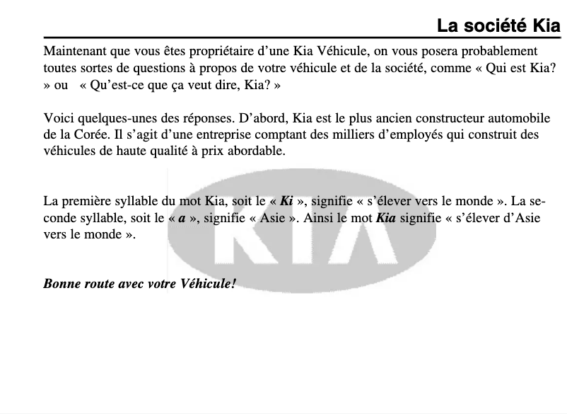 Página 1 del manual Manual de usuario Kia Rio (2005)
