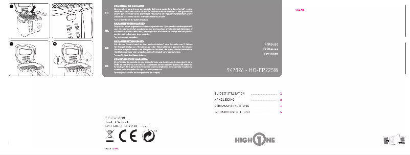 Page 1 de la notice Manuel utilisateur High One HO-FP225B