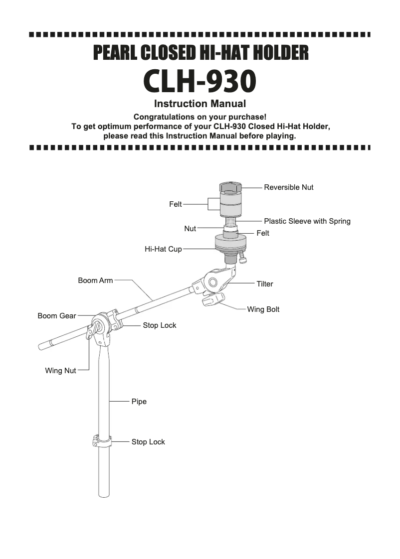 Page 1 de la notice Manuel utilisateur Pearl Sports CLH-930
