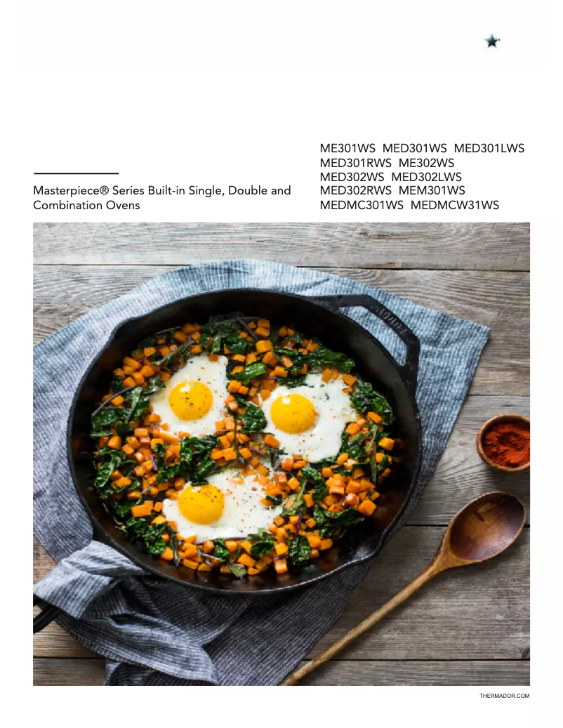 Page 1 de la notice Manuel utilisateur Thermador POD302W