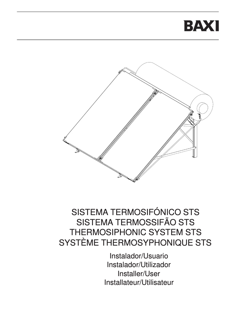 Page 1 de la notice Manuel utilisateur Baxi STS 200 2.5 LP
