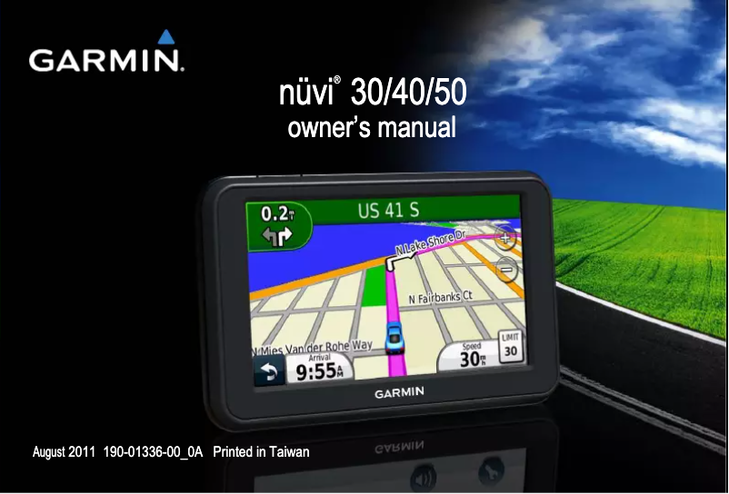 Page 1 de la notice Manuel utilisateur Garmin Drive 50 LMT