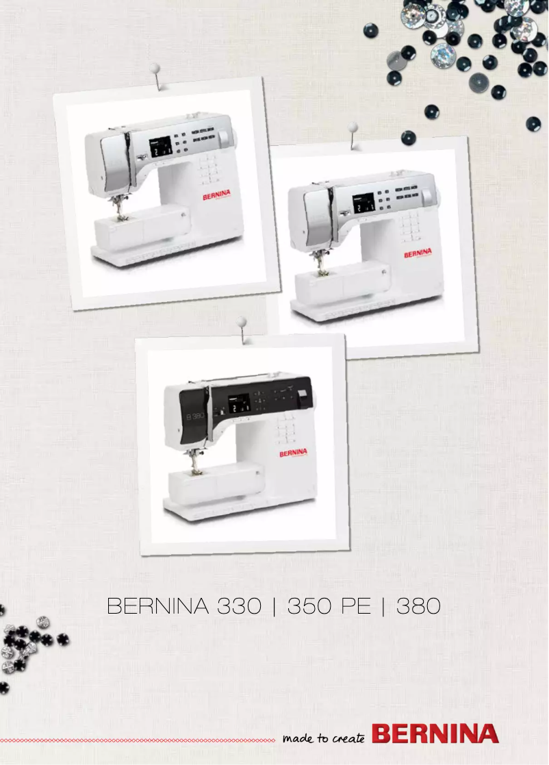 Page 1 de la notice Manuel utilisateur Bernina B330