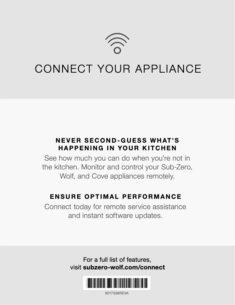 Page 1 de la notice Manuel utilisateur Sub-Zero BI-36U/O-RH