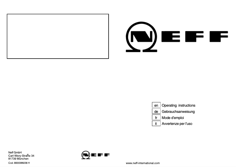 Página 1 del manual Manual de usuario Neff T22S46N0