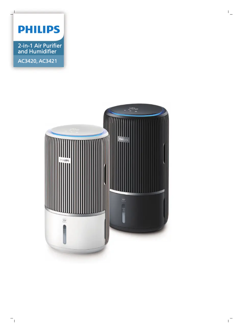 Page 1 de la notice Manuel utilisateur Philips AC3421