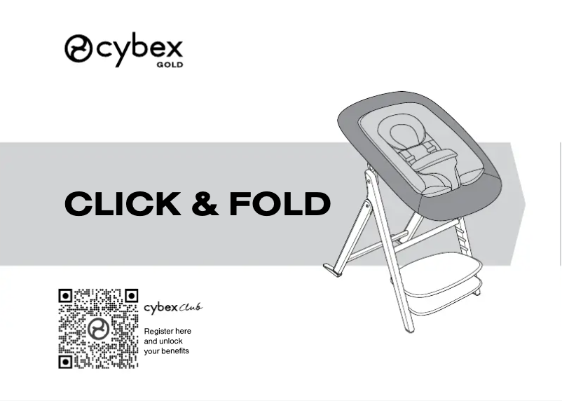 Page 1 de la notice Manuel utilisateur Cybex Click & Fold 4-in-1