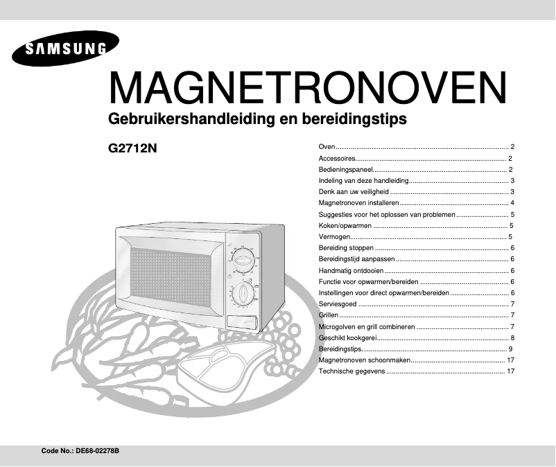 Página 1 del manual Manual de usuario Samsung G2712N
