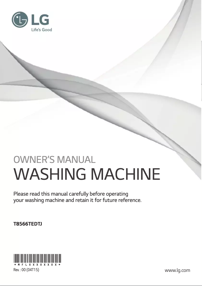 Página 1 del manual Manual de usuario LG T1166TEFT1C