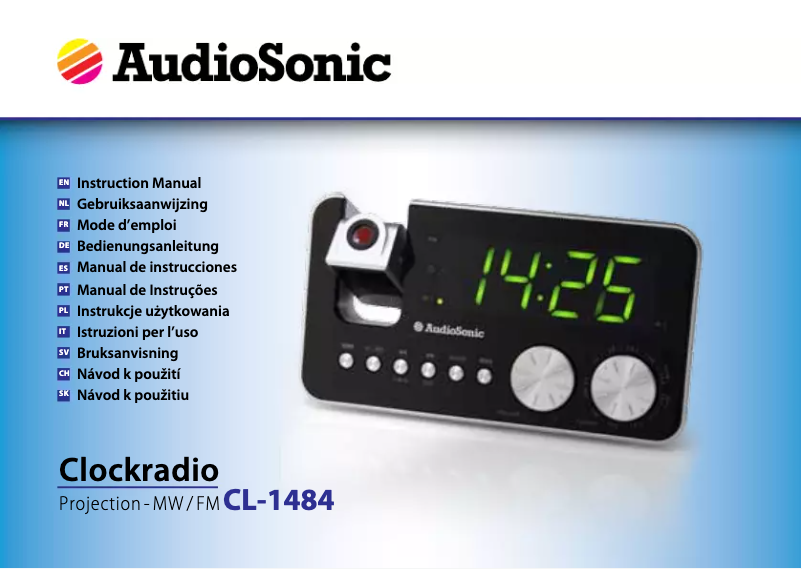 Página 1 del manual Manual de usuario AudioSonic CL-1484