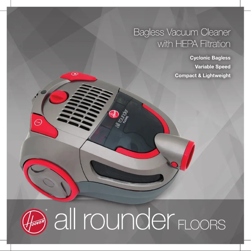 Page 1 de la notice Manuel utilisateur Hoover All Rounder Floors T4012