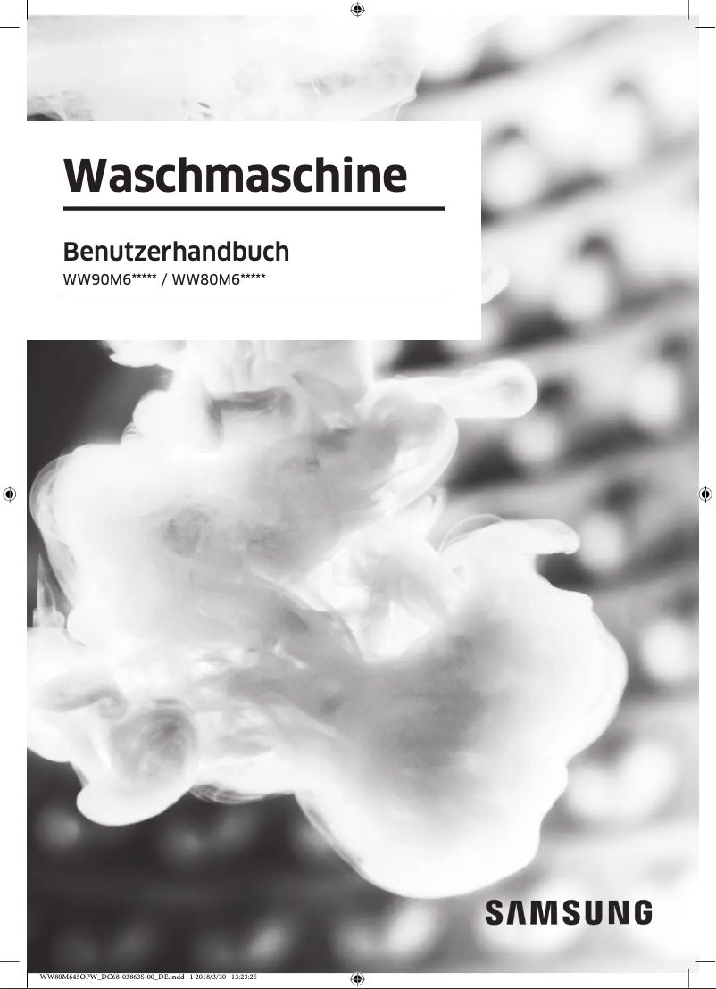 Página 1 del manual Manual de usuario Samsung WW80M642OPW/WS