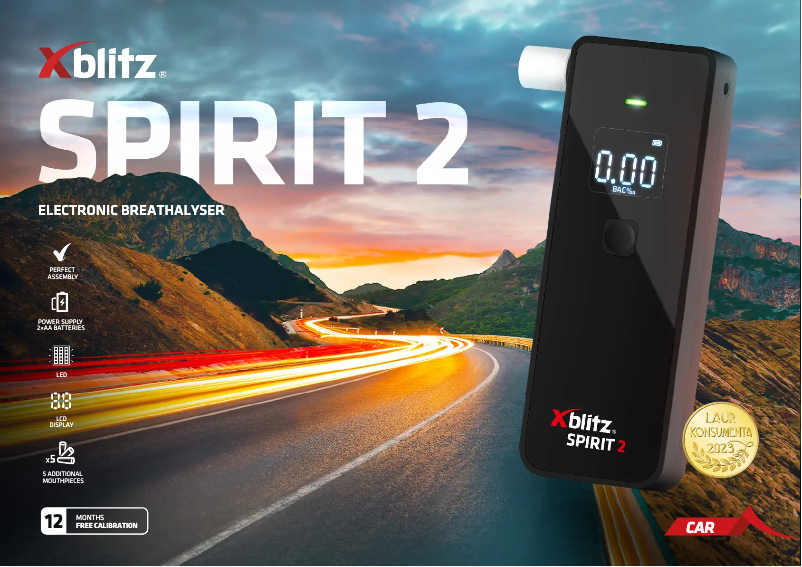 Page 1 of the manual Technical Sheet Xblitz Spirit 2