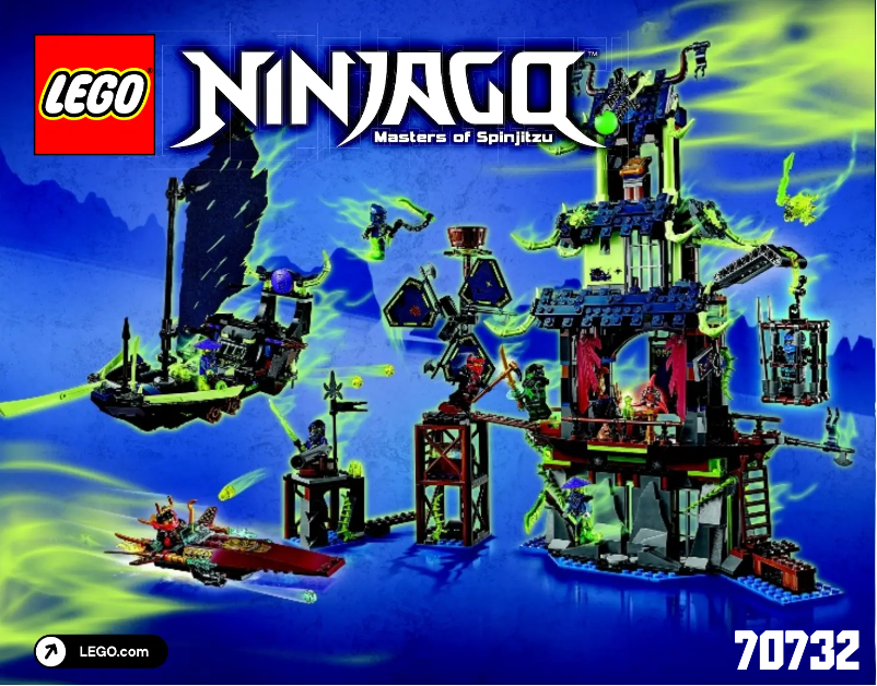 Page 1 de la notice Manuel utilisateur Lego Ninjago 70732