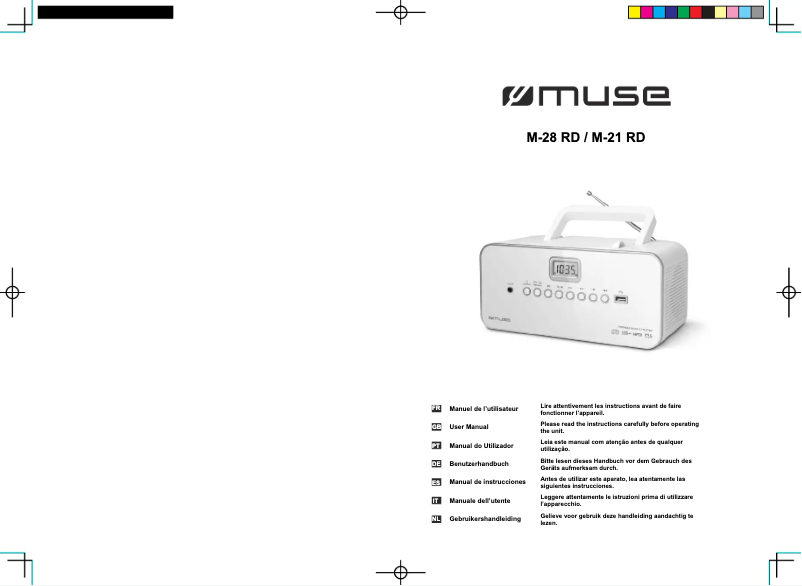 Página 1 del manual Manual de usuario Muse M-28 DG