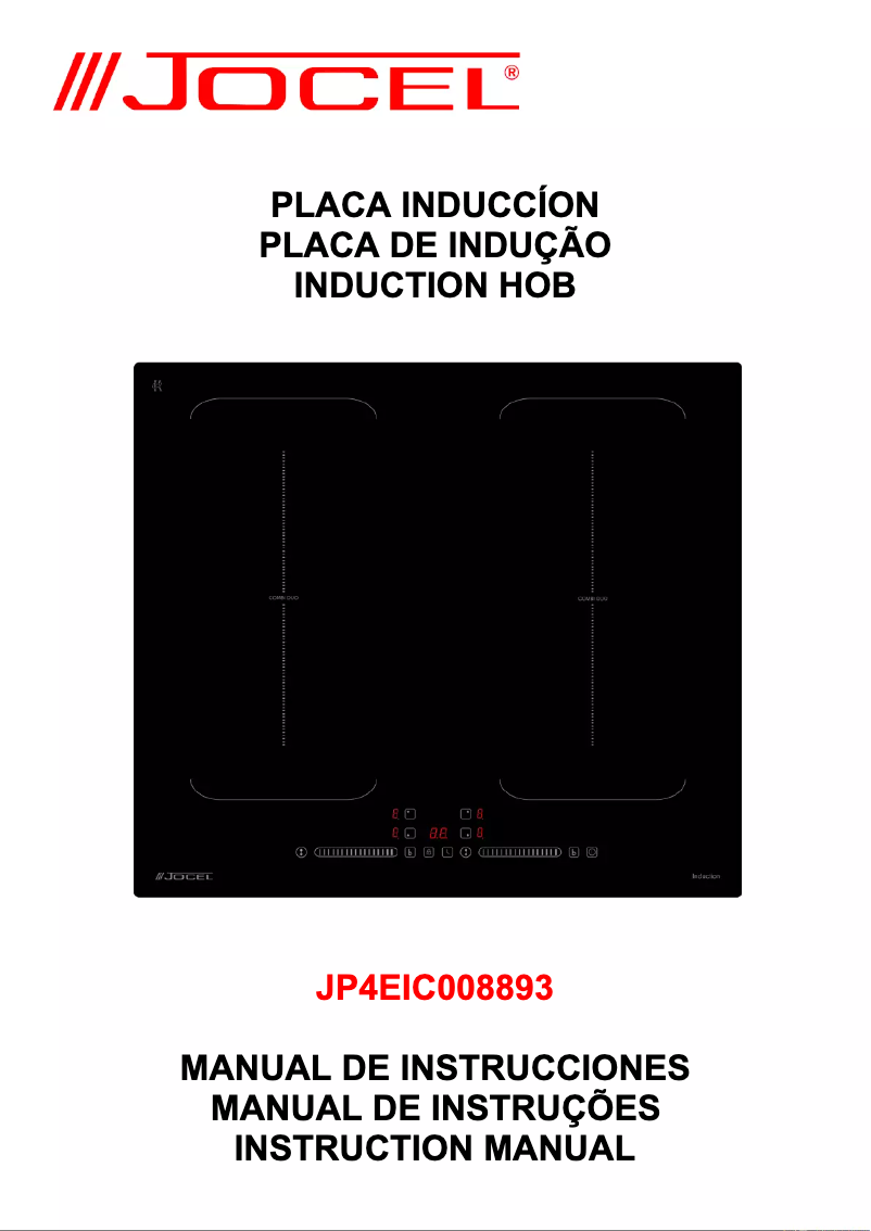 Page 1 de la notice Manuel utilisateur Jocel JP4EIC008893