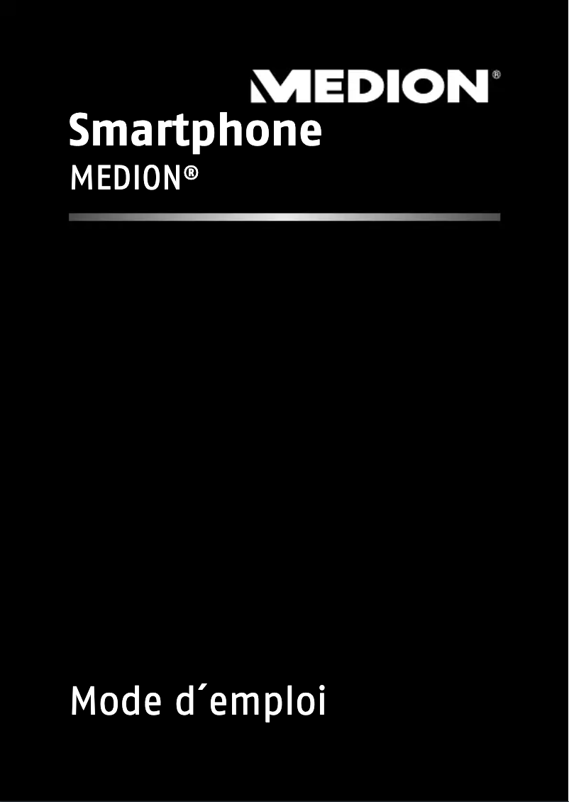 Page 1 de la notice Manuel utilisateur Medion LIFE P5001 (MD 98664)