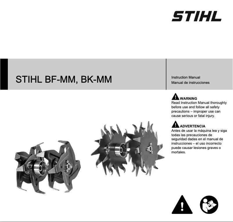 Page 1 de la notice Manuel utilisateur Stihl BK-MM