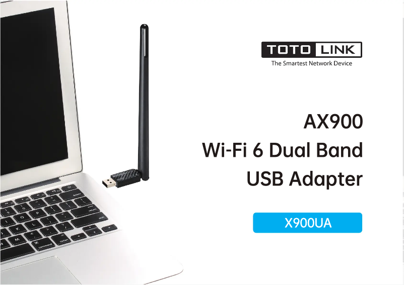 Page 1 de la notice Manuel utilisateur Totolink X900UA