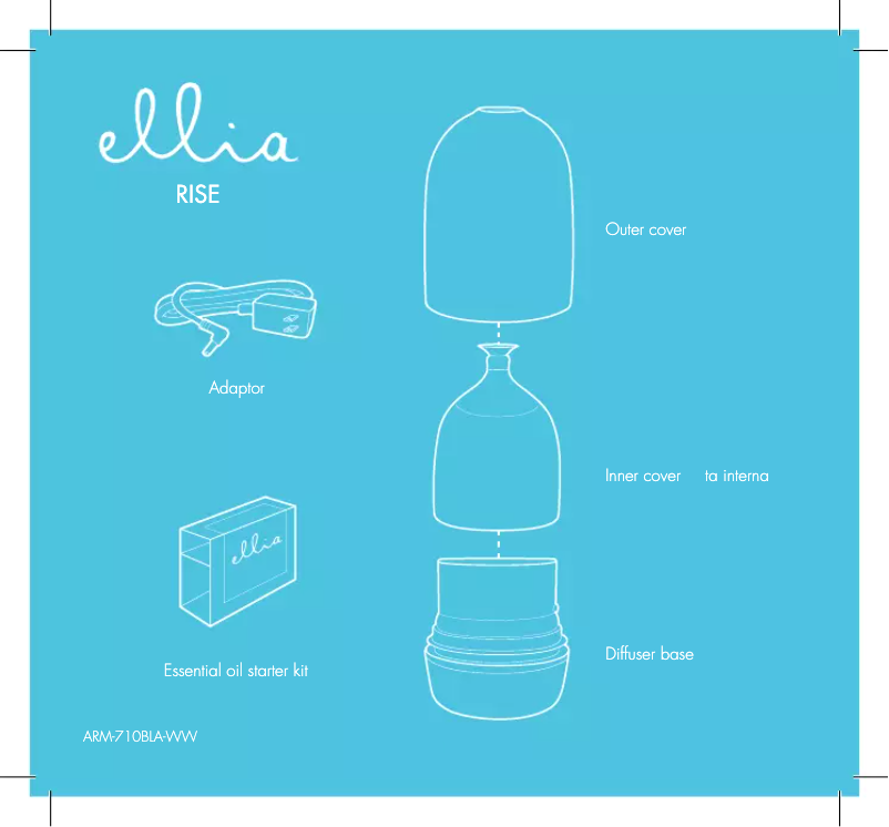 Page 1 de la notice Manuel utilisateur Homedics Ellia Rise ARM-710