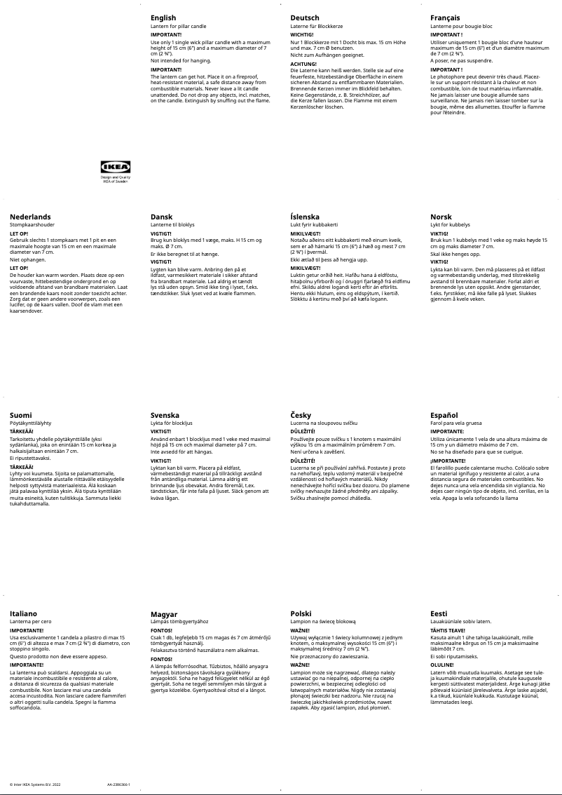 Image de la première page du manuel de l'appareil URSKILJA 005.097.10