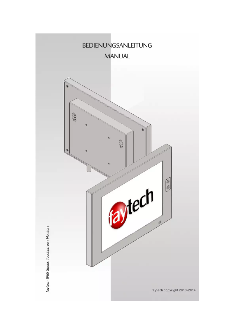 Page 1 de la notice Manuel utilisateur Faytech FT104TMIP65HBHDMI