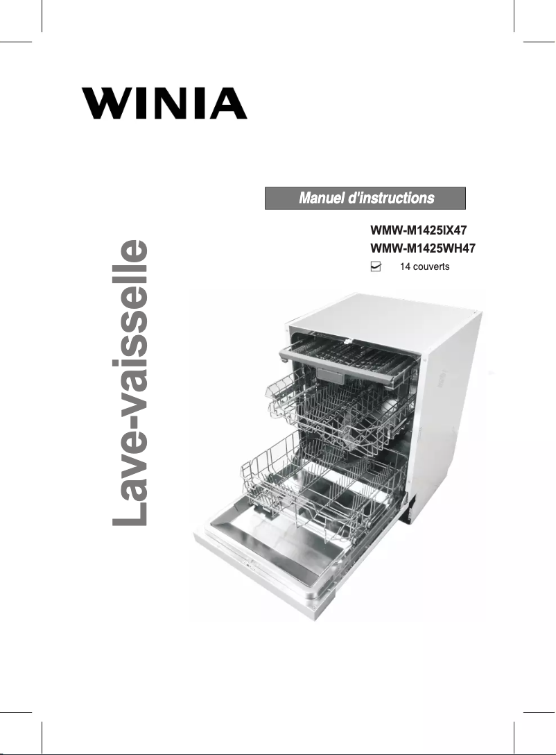 Page 1 de la notice Manuel utilisateur Winia WMW-M1425IX47