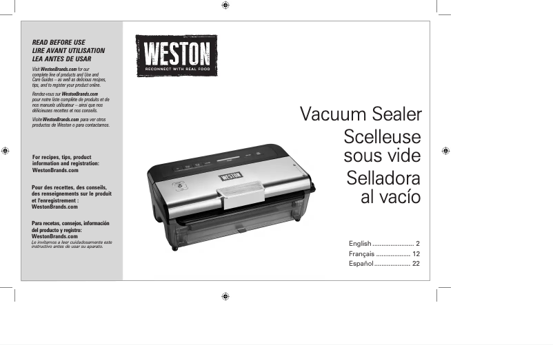 Page 1 de la notice Manuel utilisateur Weston 65-1601-W