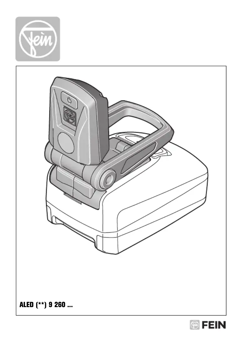 Page 1 de la notice Manuel utilisateur Fein ALED 12-18 V