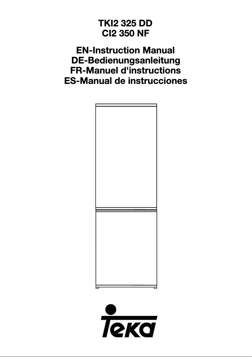Page 1 de la notice Manuel utilisateur Teka CI2 350 NF