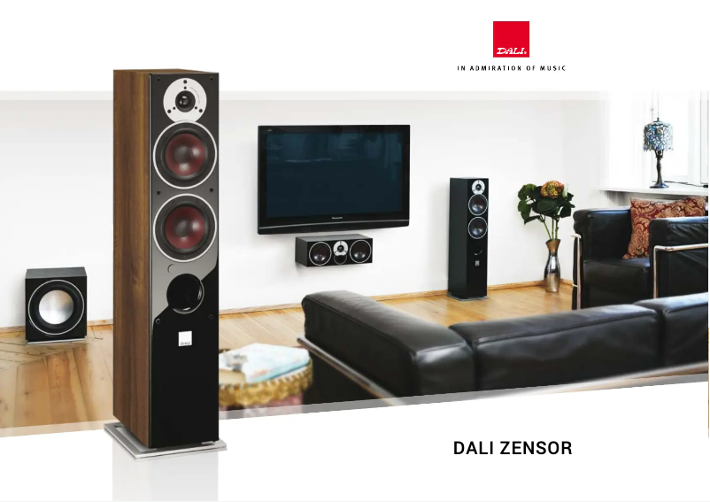 Page 1 de la notice Brochure Dali Zensor 1 AX